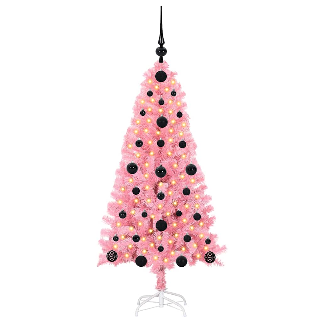 Christmas Tree Pink 120 cm PVC