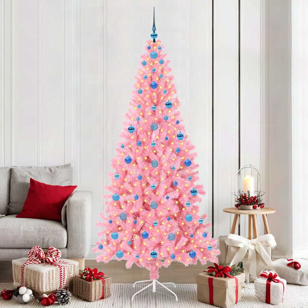 Christmas Tree Pink 210 cm PVC