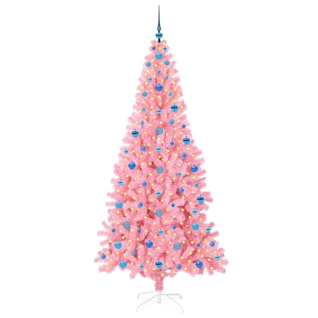 Christmas Tree Pink 210 cm PVC
