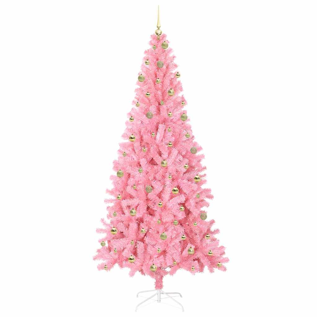 Christmas Tree Pink 240 cm PVC