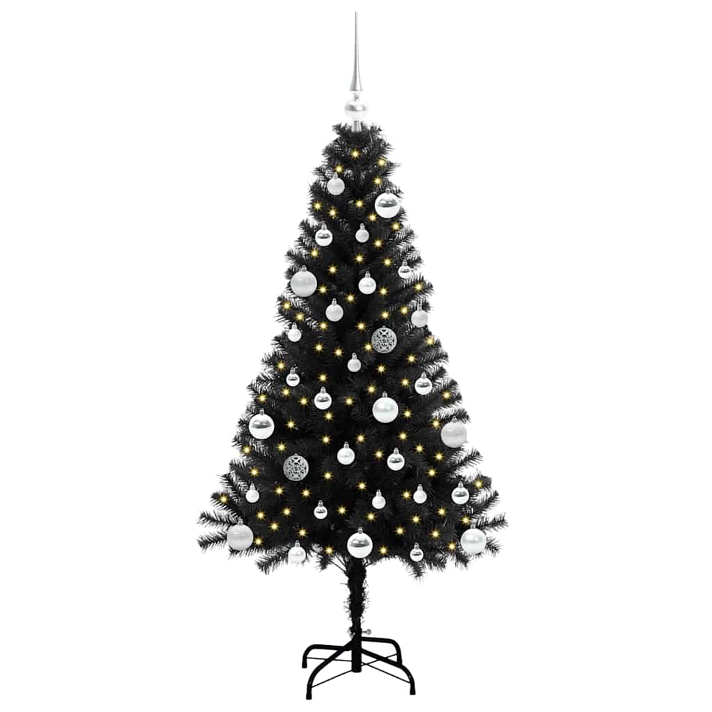 Christmas Tree Black 150 cm PVC