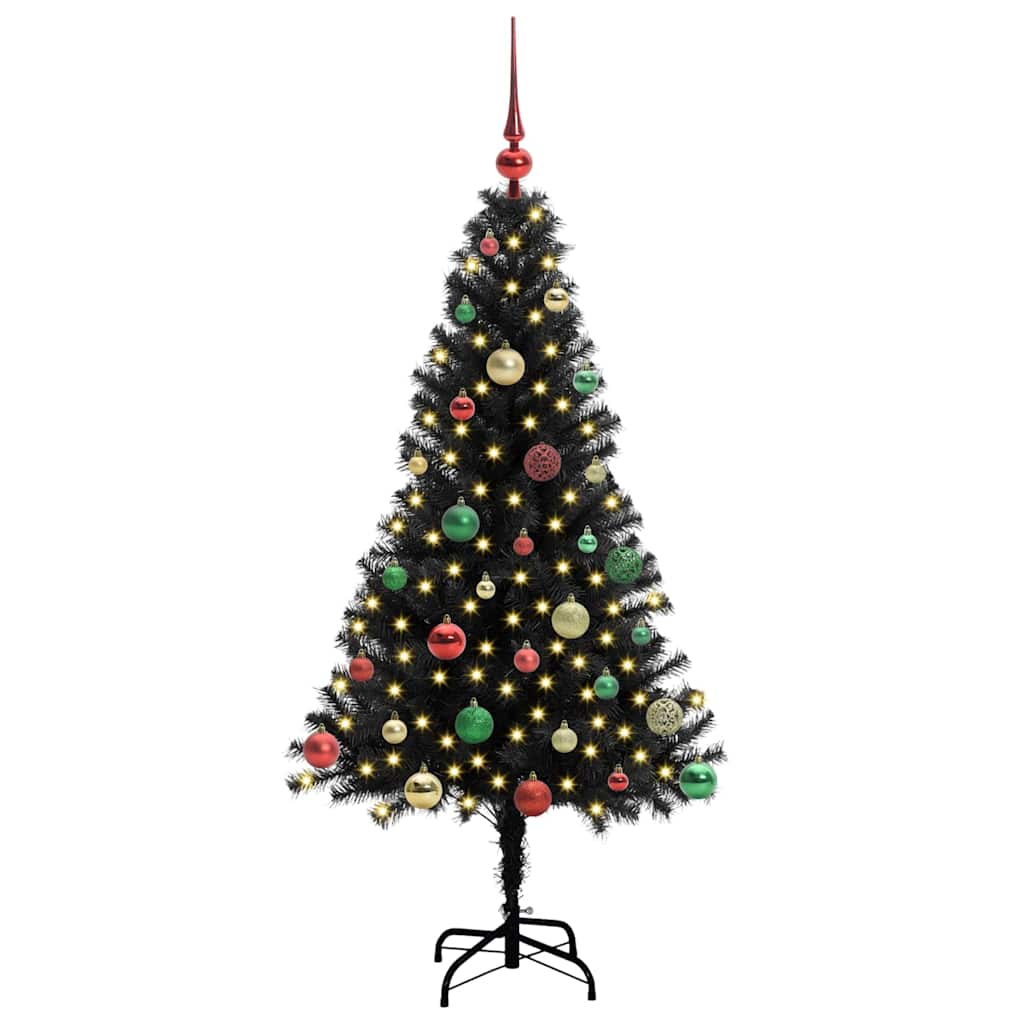 Christmas Tree Black 150 cm PVC