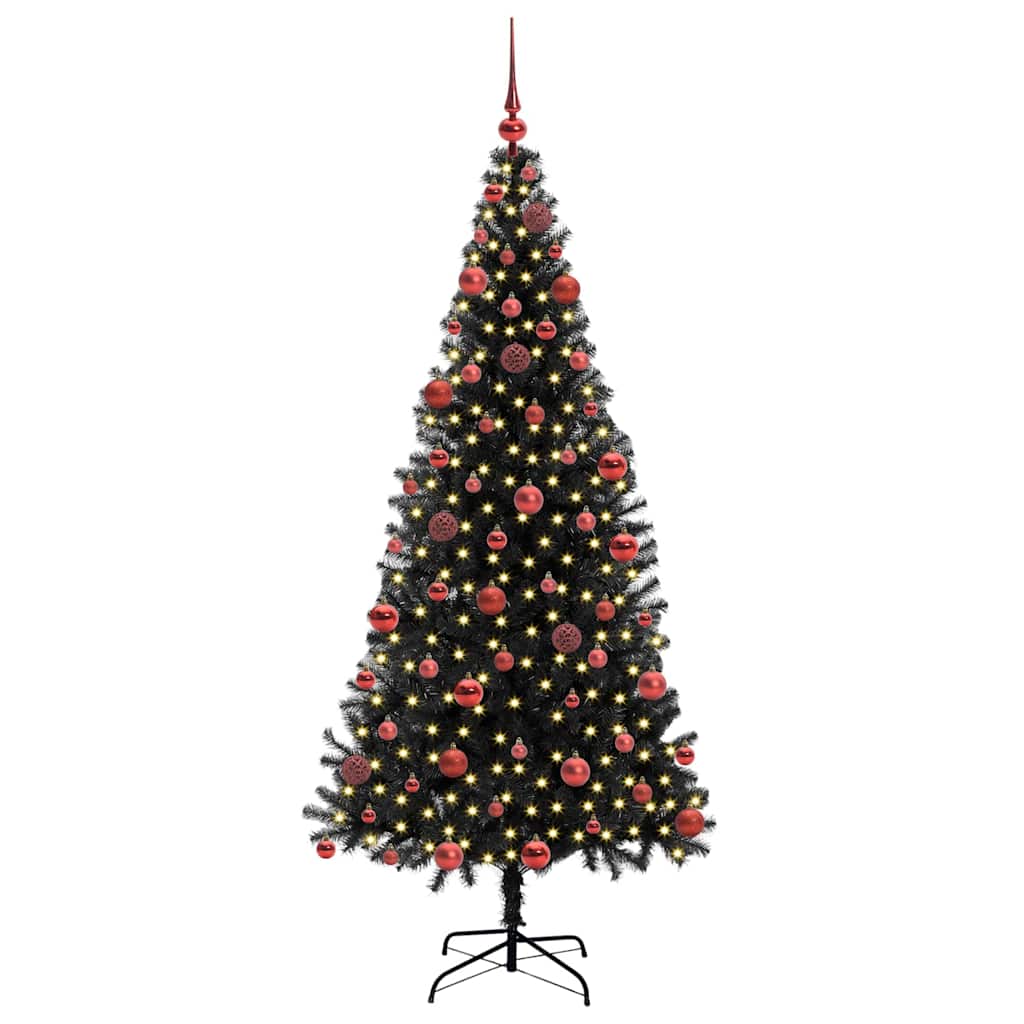 Christmas Tree Black 180 cm PVC