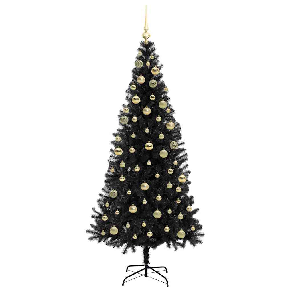 Christmas Tree Black 180 cm PVC