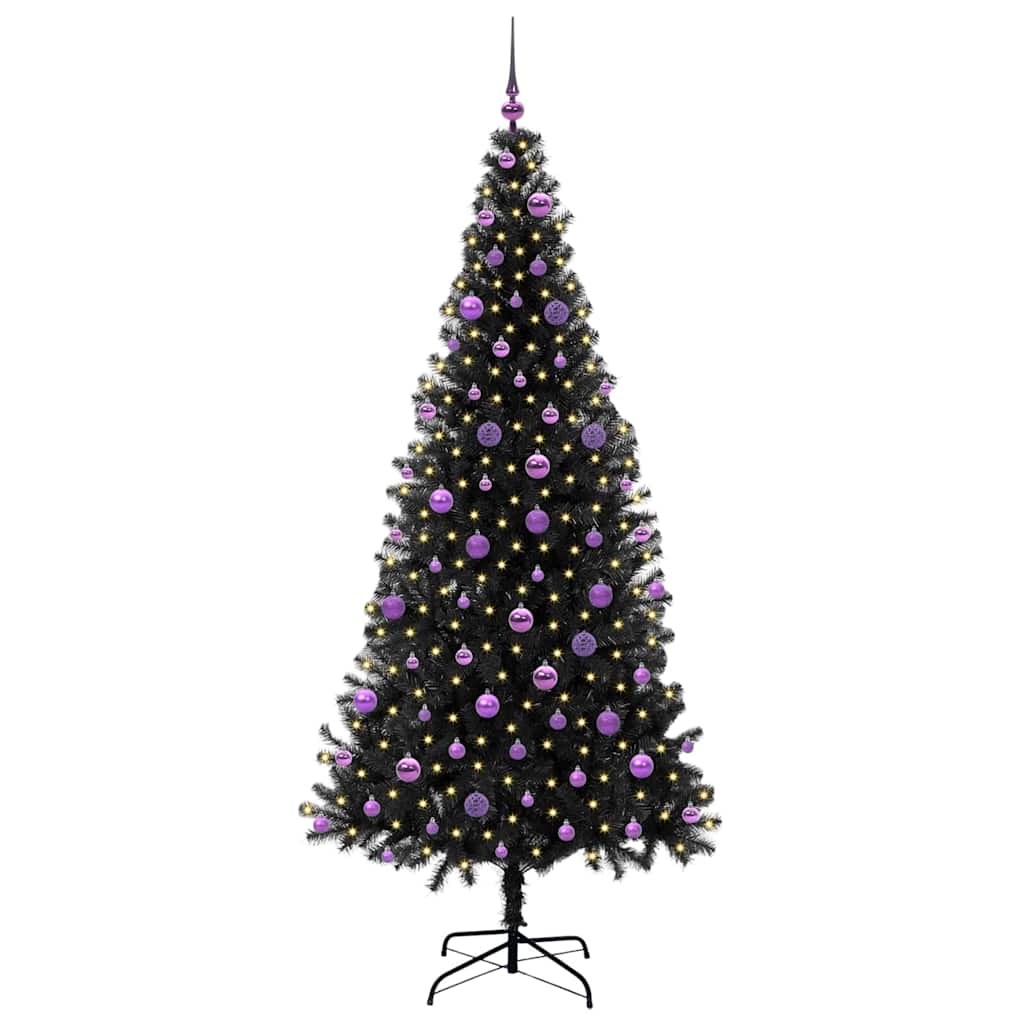 Christmas Tree Black 210 cm PVC