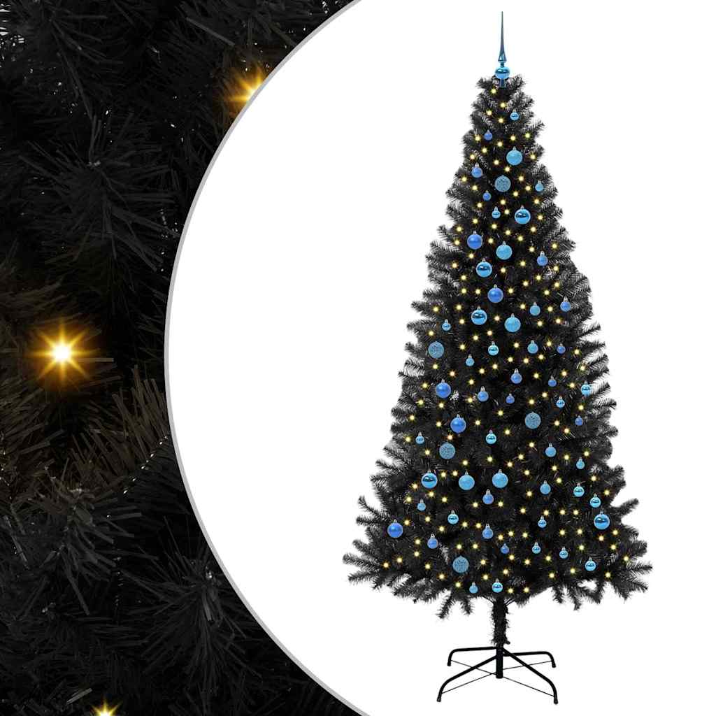 Christmas Tree Black 240 cm PVC