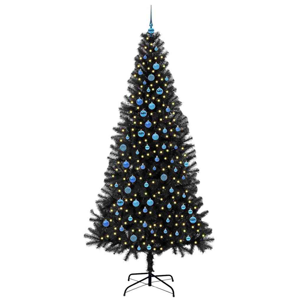 Christmas Tree Black 240 cm PVC
