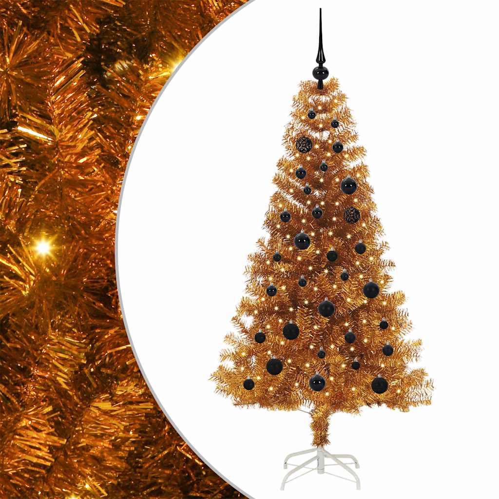 Christmas Tree Gold 150 cm PET
