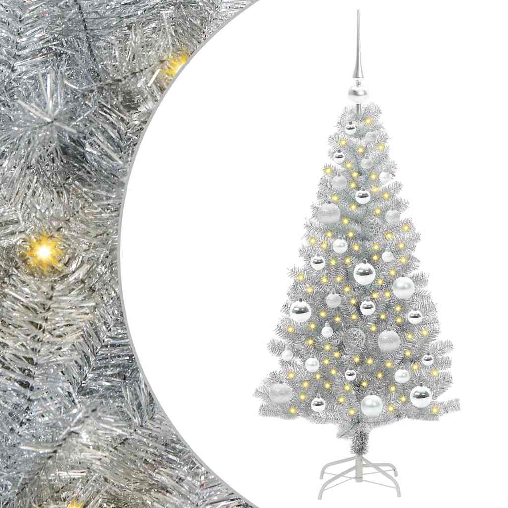 Christmas Tree Silver 120 cm PET