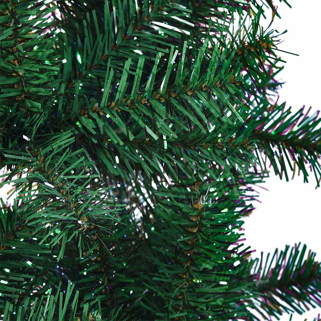 Artificial Pre-lit Christmas Tree Green 120 cm PVC and Metal