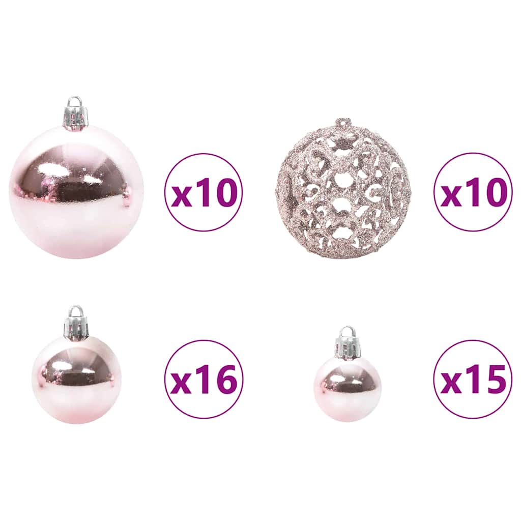 Artificial Christmas Tree Snow Flocked with LED Light 240 cm