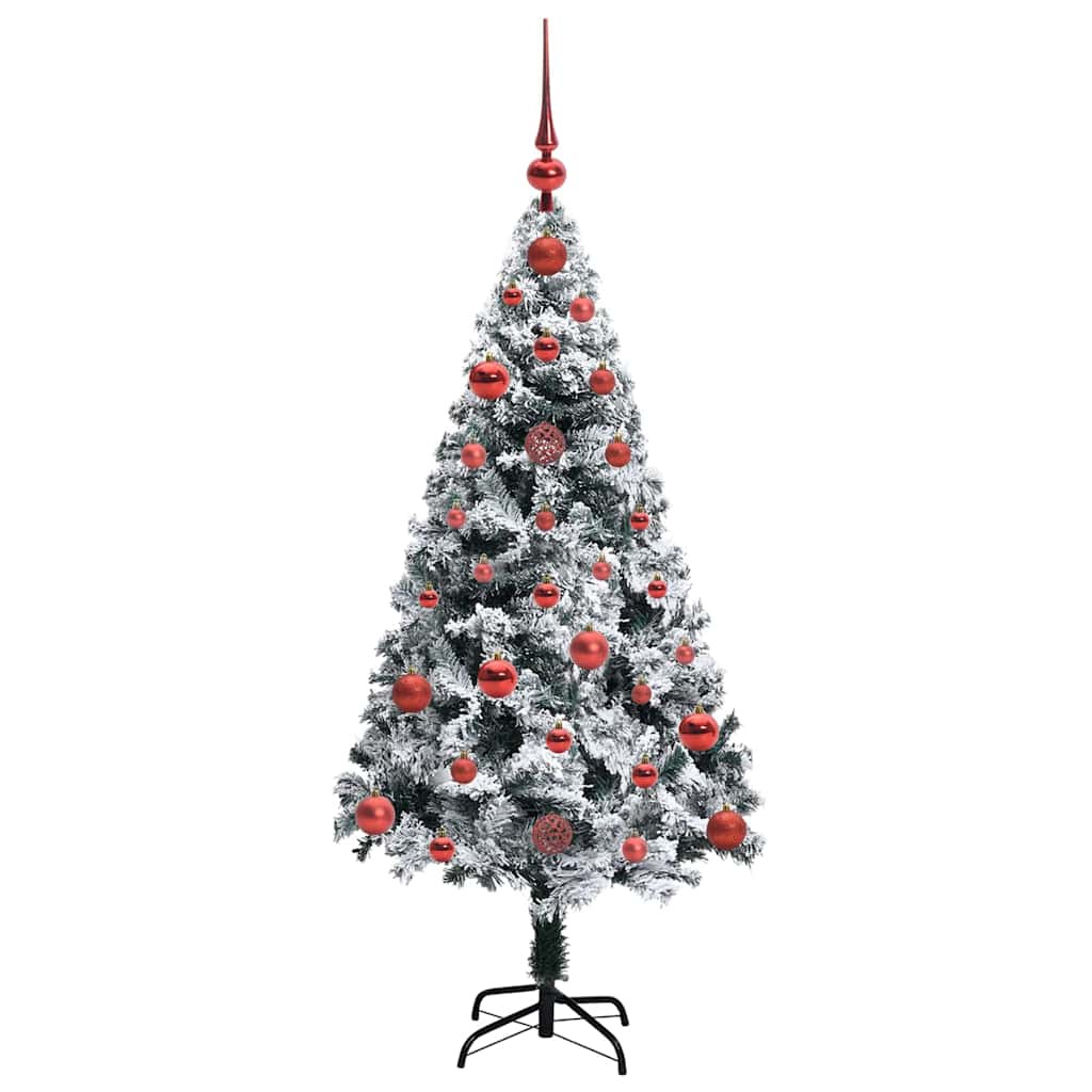 Artificial Christmas Tree with 150 LEDs with Stand White 120 cm