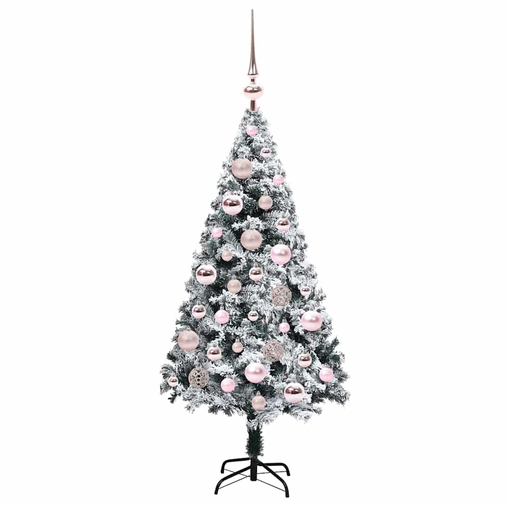 Artificial Christmas Tree with 150 LEDs with Stand White 120 cm