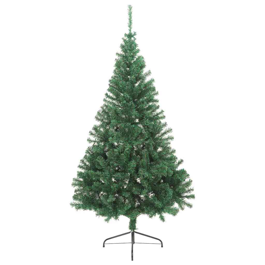 Artificial Pre-lit Christmas Tree Green 240 cm PVC