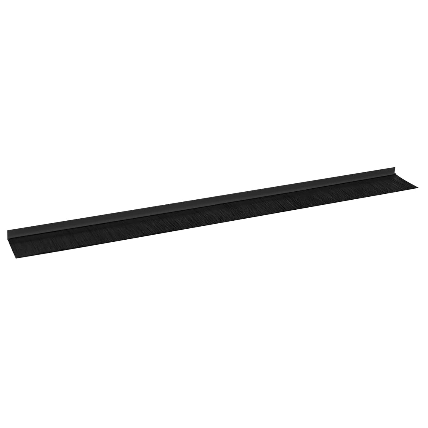 Self-adhesive Door Brush Seals 6 pcs Black 100 cm