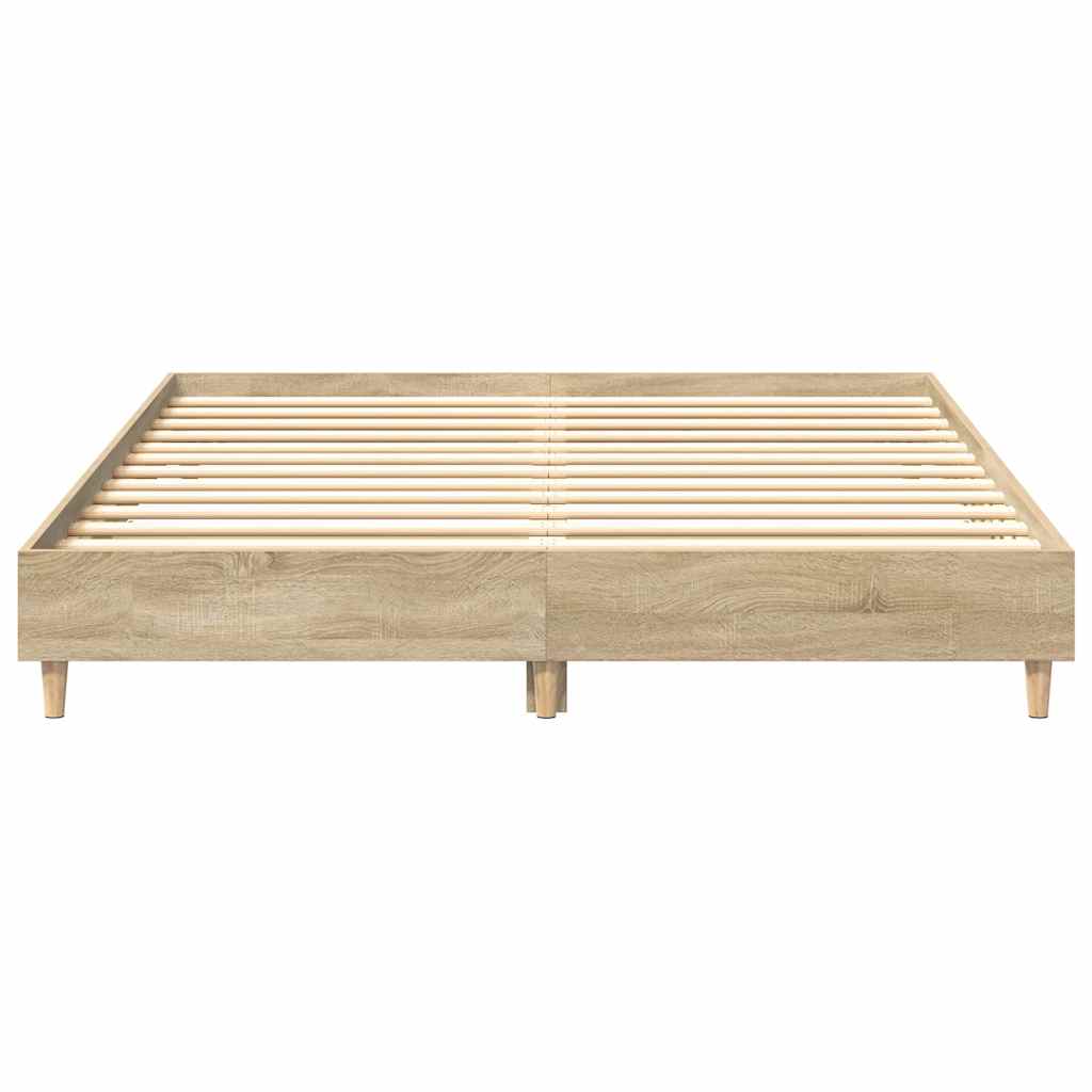 Bed Frame 2 pcs Sonoma 152 x 203 cm Engineered Wood