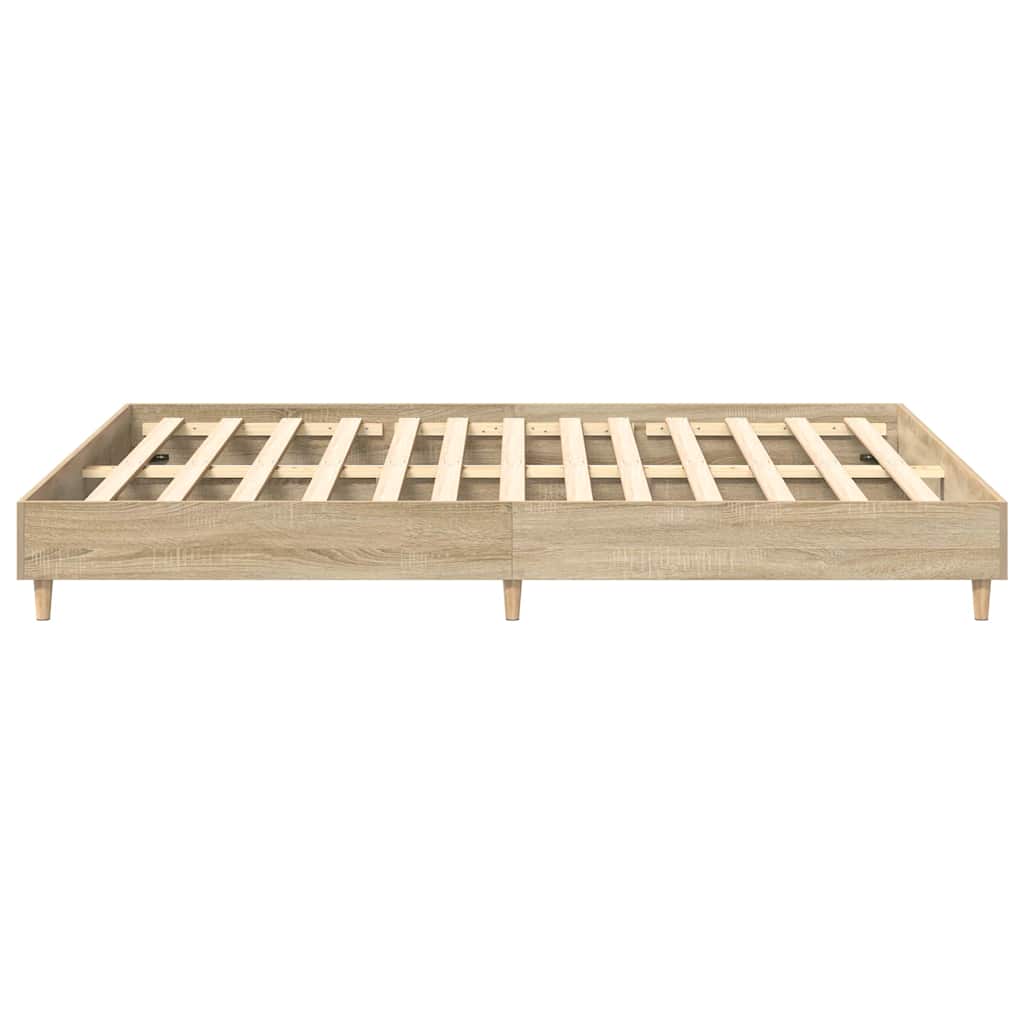 Bed Frame 2 pcs Sonoma 152 x 203 cm Engineered Wood