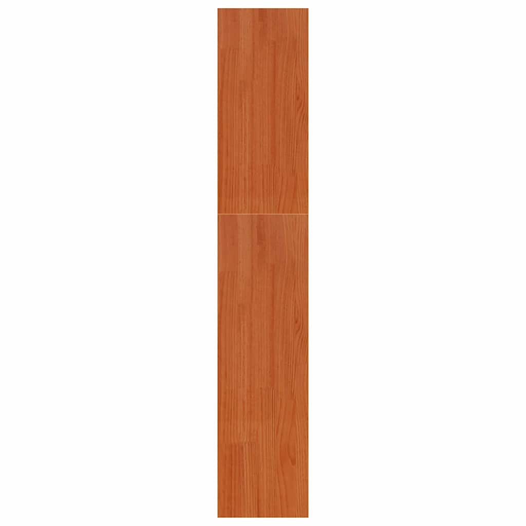 Book Cabinet Wax Brown 80 x 30 x 167.5 cm Solid Pine Wood