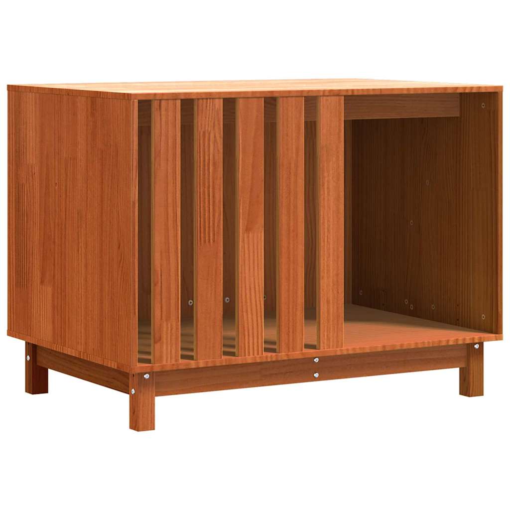 Dog House Wax Brown 90 x 60 x 67 cm Solid Pine Wood