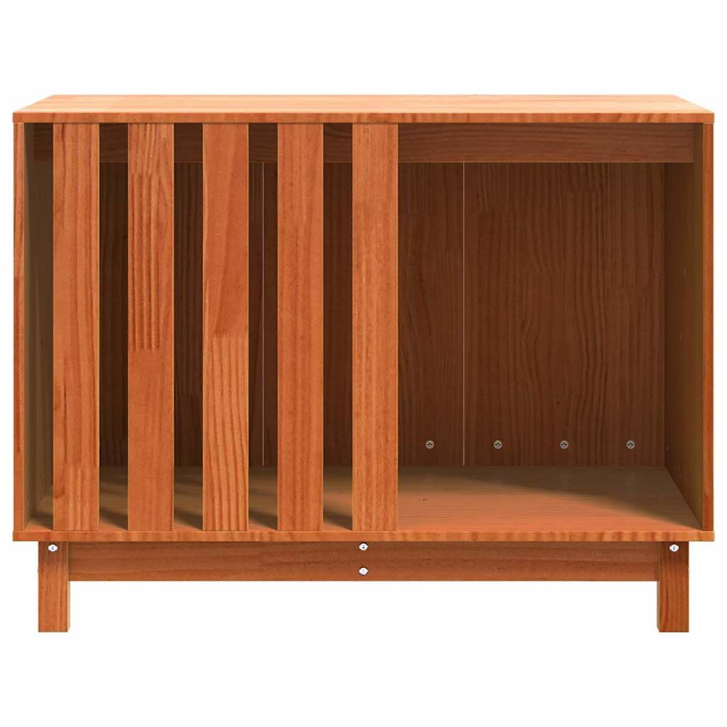Dog House Wax Brown 90 x 60 x 67 cm Solid Pine Wood