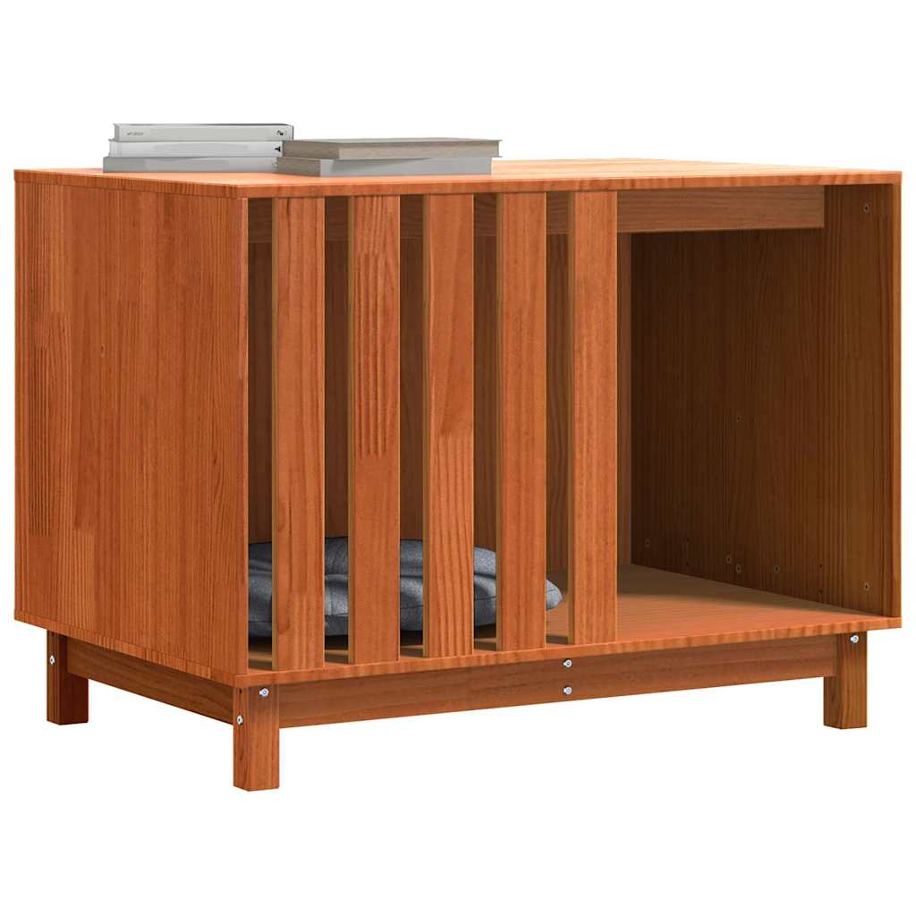 Dog House Wax Brown 90 x 60 x 67 cm Solid Pine Wood