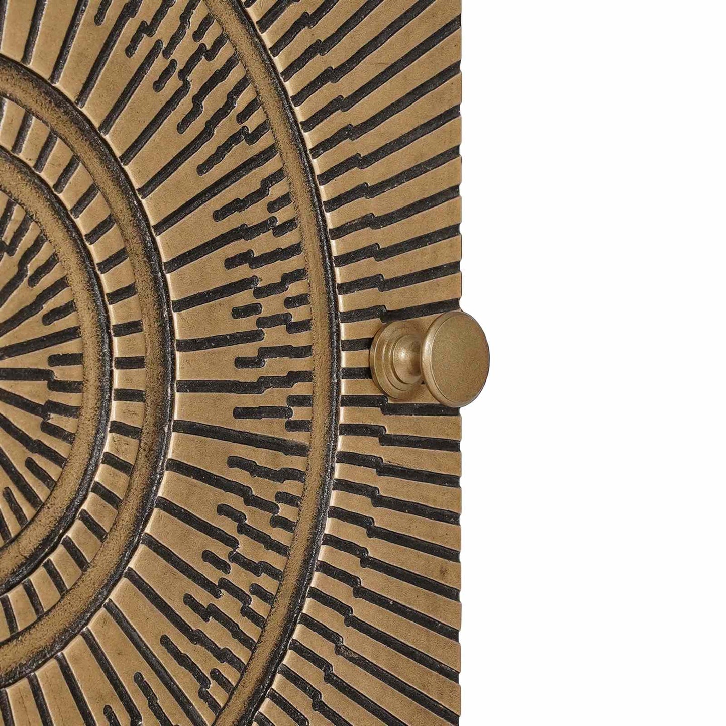 Highboard Brass 35 x 30 x 120 cm