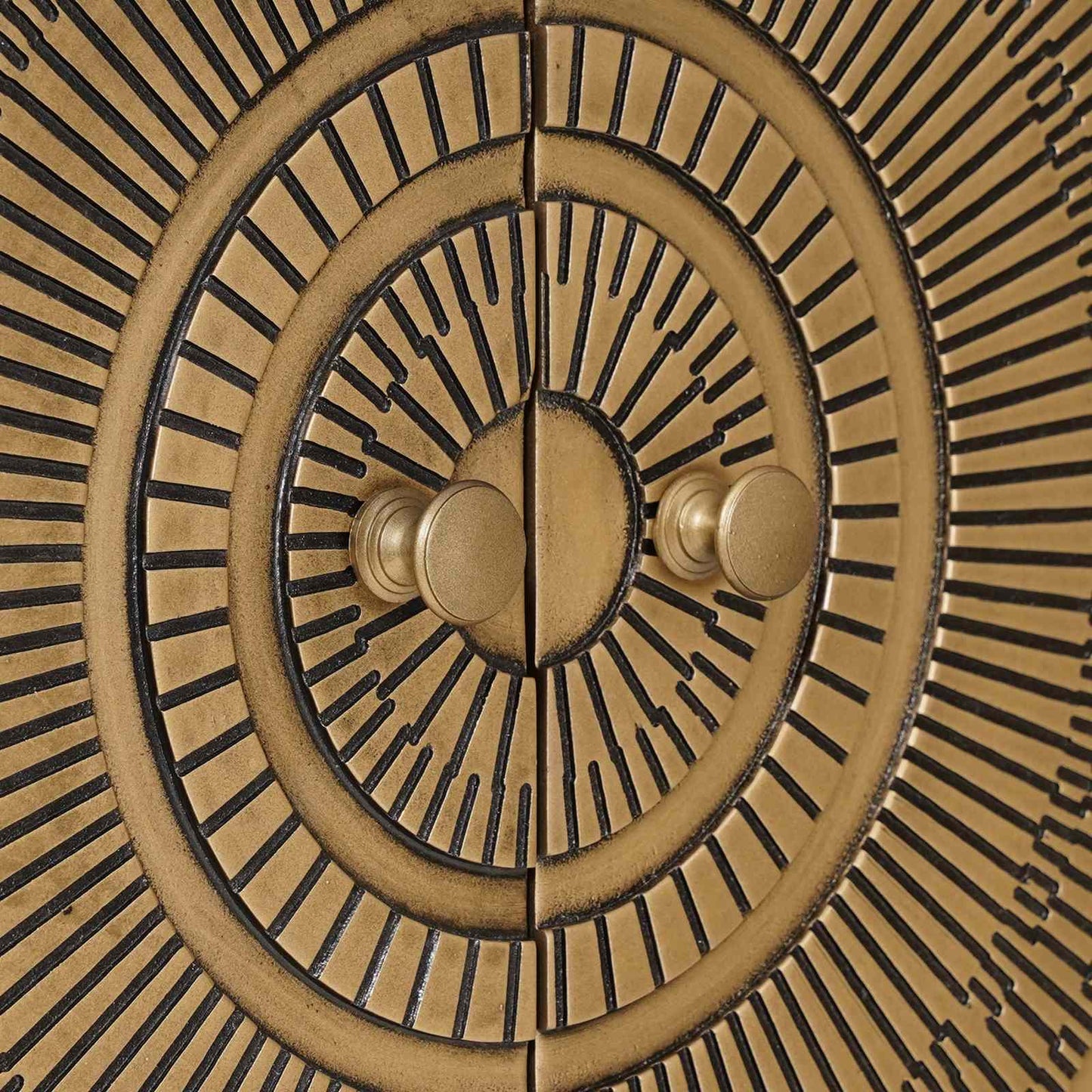 Highboard Brass 53.5 x 30 x 95 cm