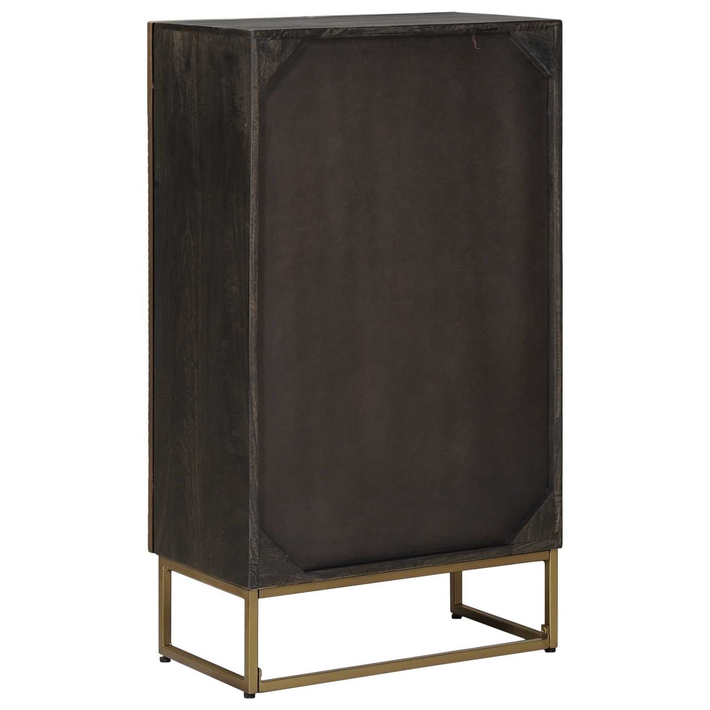 Highboard Brass 53.5 x 30 x 95 cm