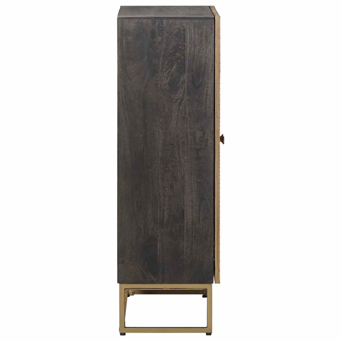 Highboard Brass 53.5 x 30 x 95 cm