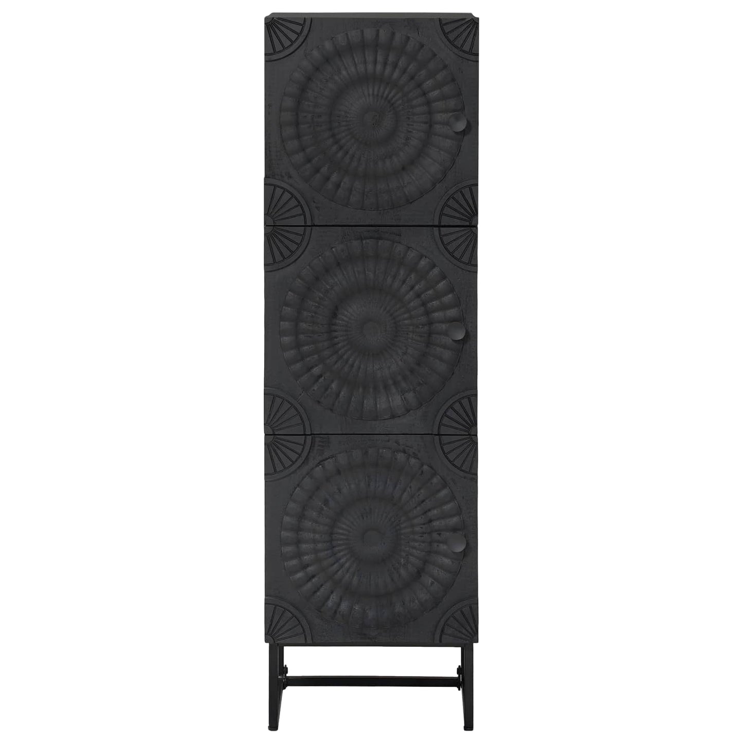 Highboard Black 35 x 30 x 120 cm
