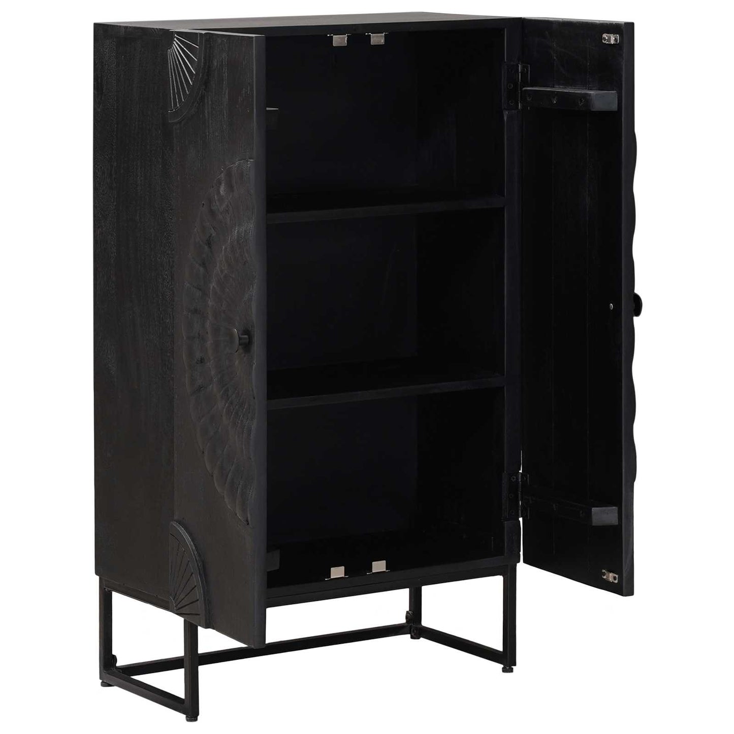 Highboard Black 55 x 30 x 95 cm