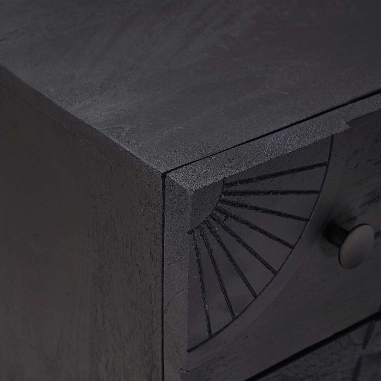 Drawer Cabinet with Drawer Black 75 x 30 x 65 cm