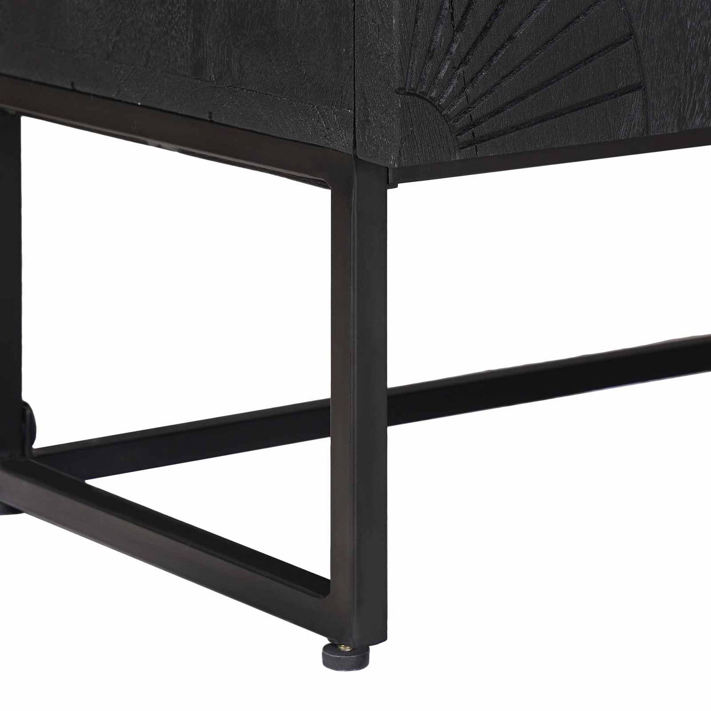 TV Cabinet with Drawer with Shelf Black 105 x 30 x 54 cm