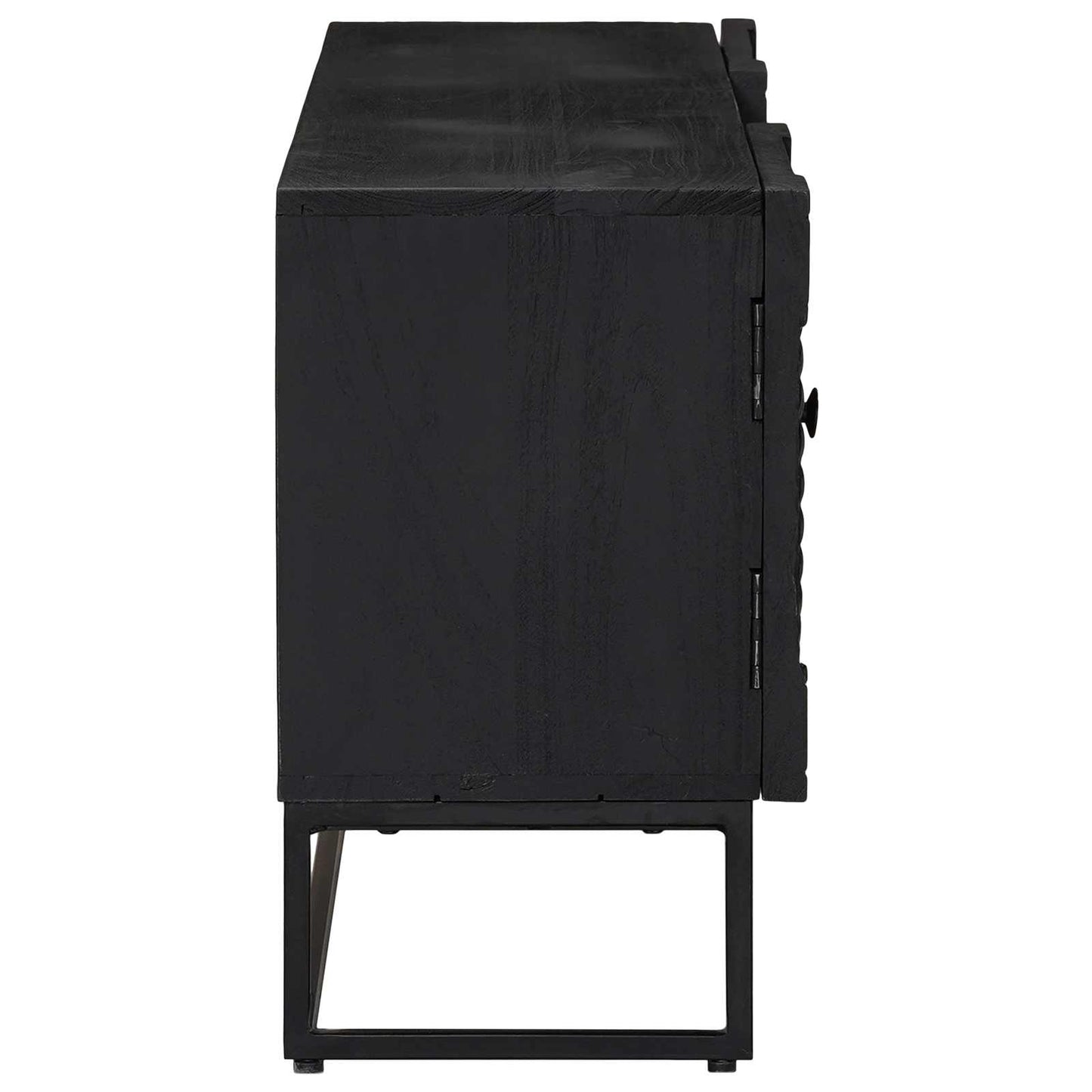 TV Cabinet with Drawer with Shelf Black 105 x 30 x 54 cm