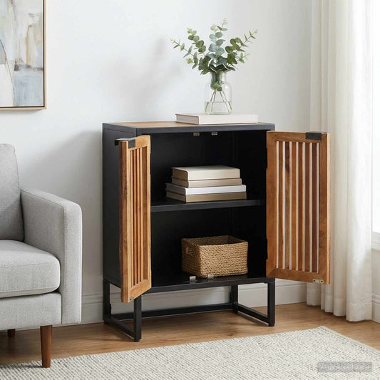 Sideboard 53 x 30 x 70 cm Solid Mango Wood and Engineered Wood