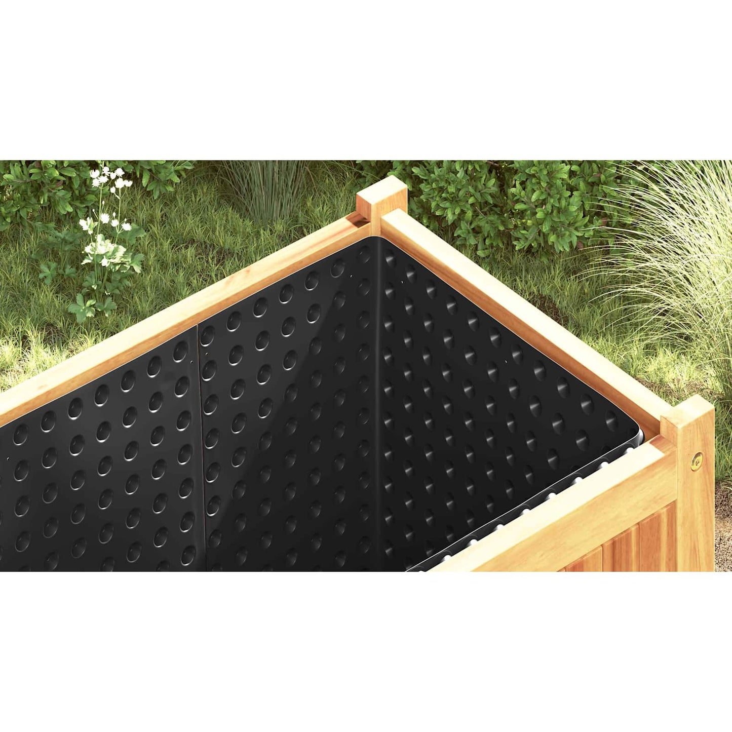 Dimpled Drainage Sheet Black 1 x 20 m HDPE