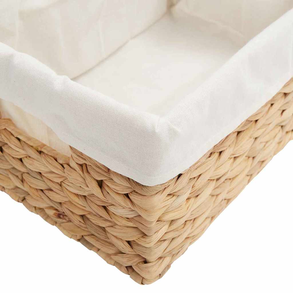 Storage Baskets 3 pcs Natural Water hyacinth