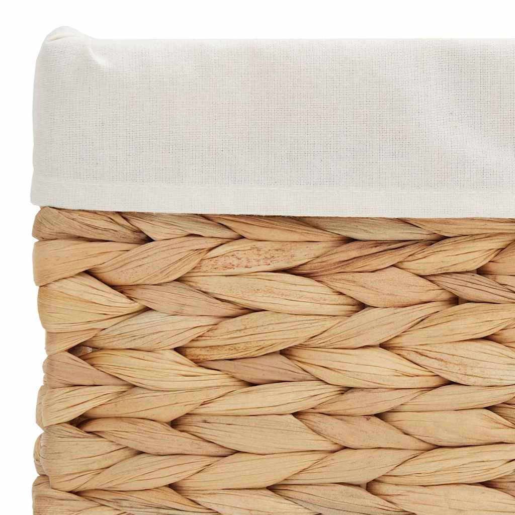 Storage Baskets 3 pcs Natural Water hyacinth