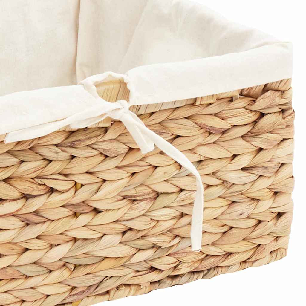 Storage Baskets 3 pcs Natural Water hyacinth
