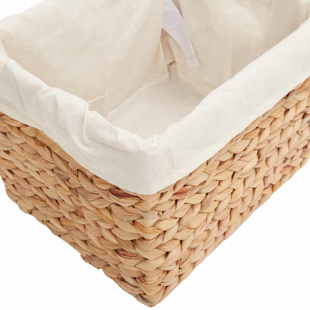 Storage Baskets 3 pcs Natural Water hyacinth