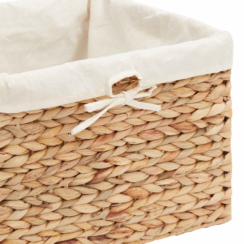 Storage Baskets 3 pcs Natural Water hyacinth