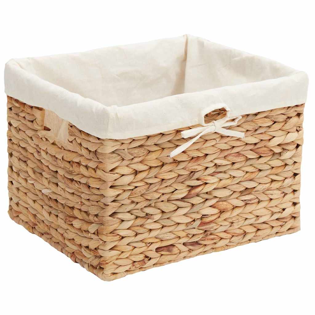Storage Baskets 3 pcs Natural Water hyacinth