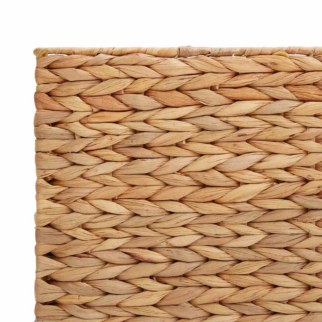 Magazine Baskets 2 pcs Natural 39 x 14 x 25 cm Water hyacinth