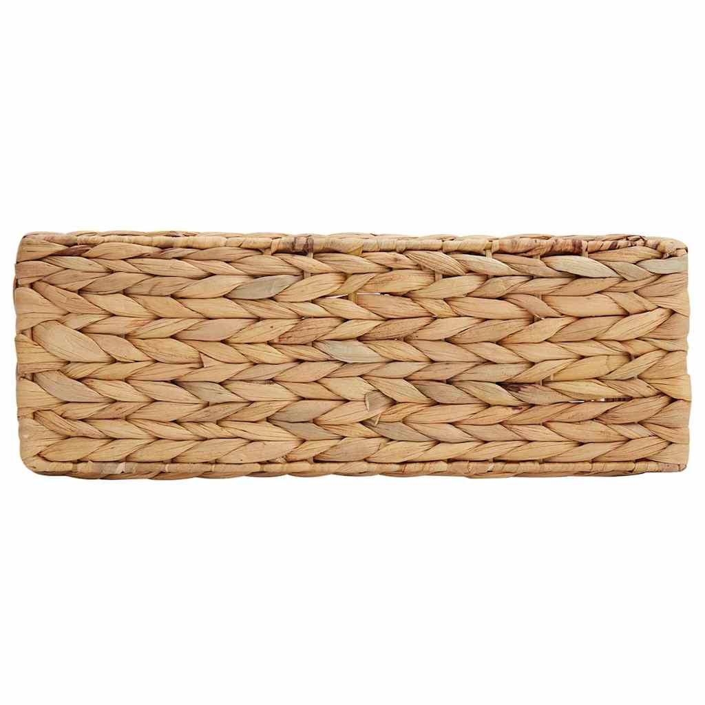 Magazine Baskets 2 pcs Natural 39 x 14 x 25 cm Water hyacinth