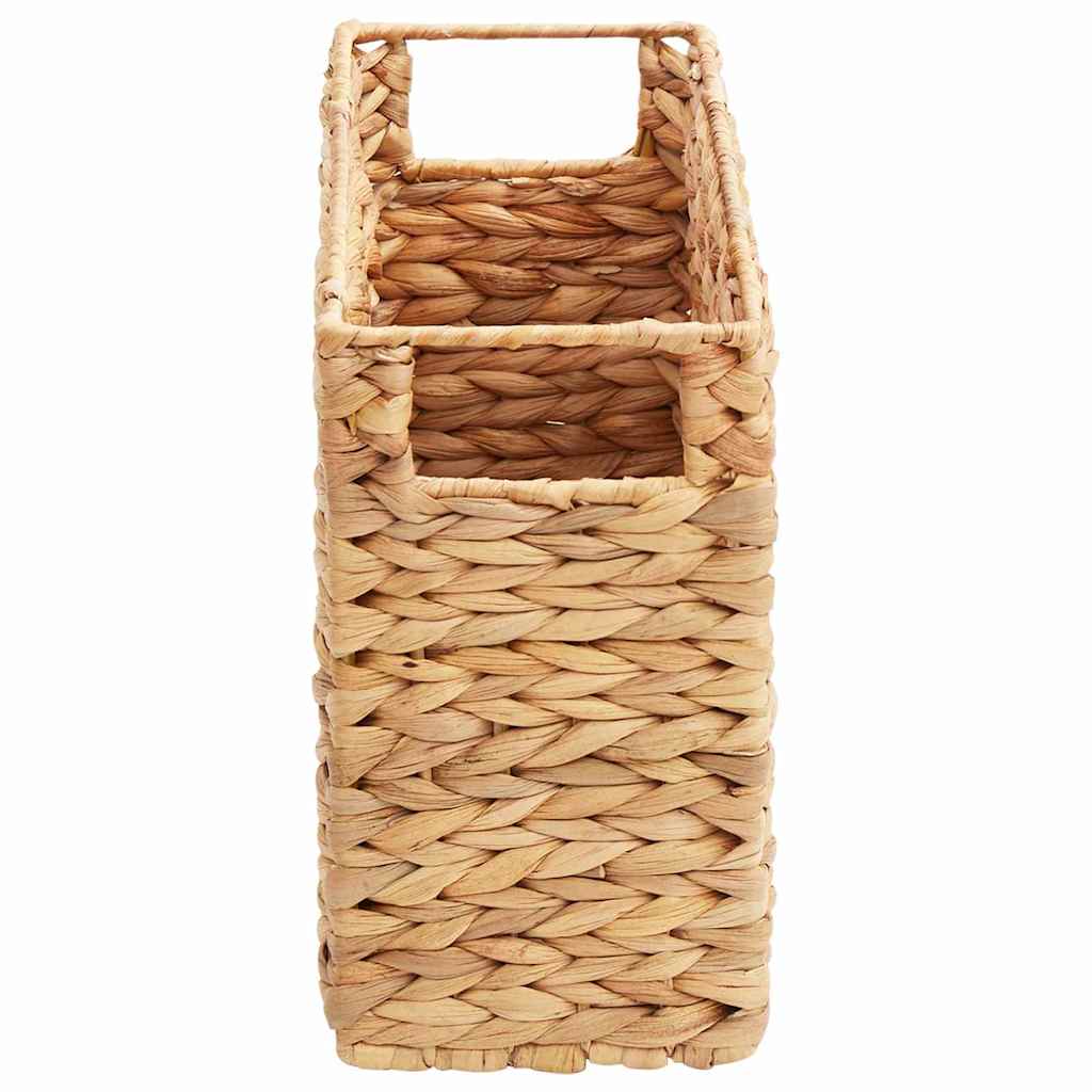 Magazine Baskets 2 pcs Natural 39 x 14 x 25 cm Water hyacinth