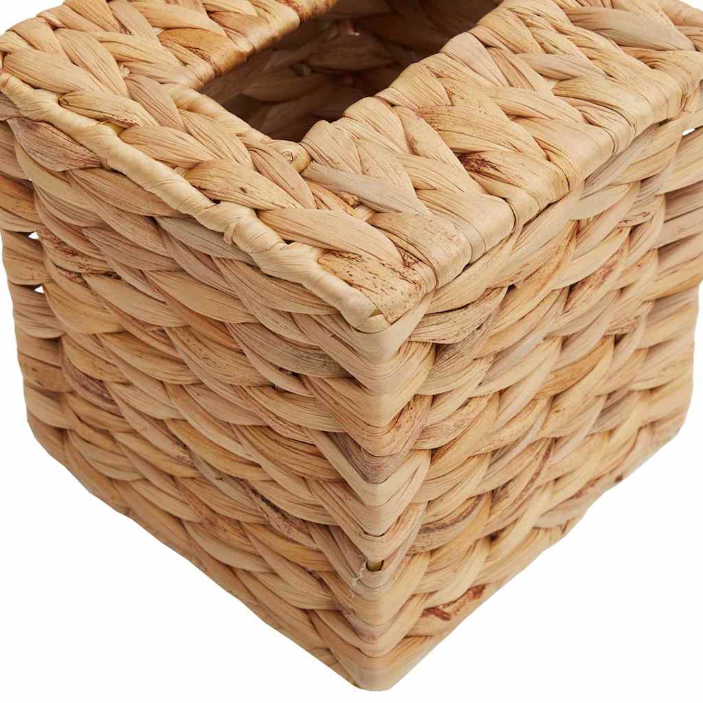 Tissue Box Covers 2 pcs Water hyacinth 14.5 x 14.5 x 15 cm