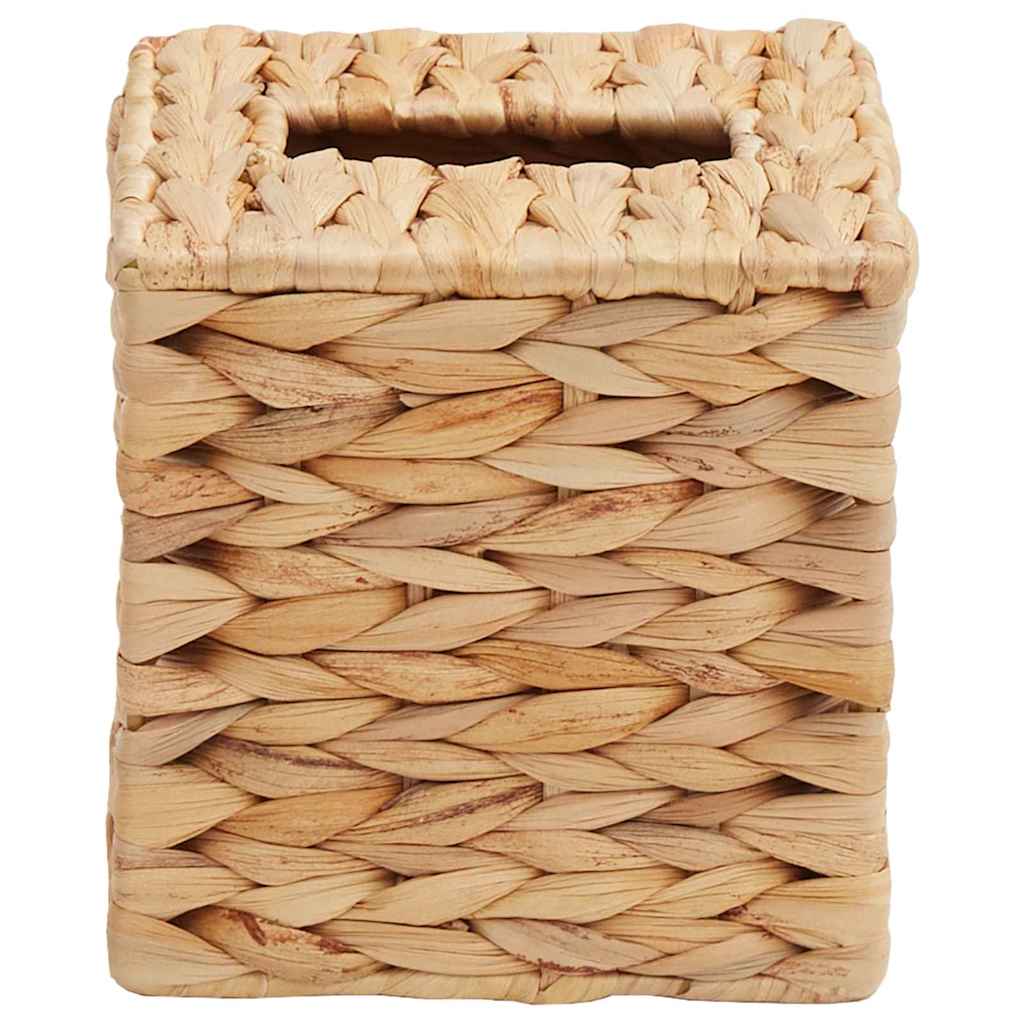 Tissue Box Covers 2 pcs Water hyacinth 14.5 x 14.5 x 15 cm