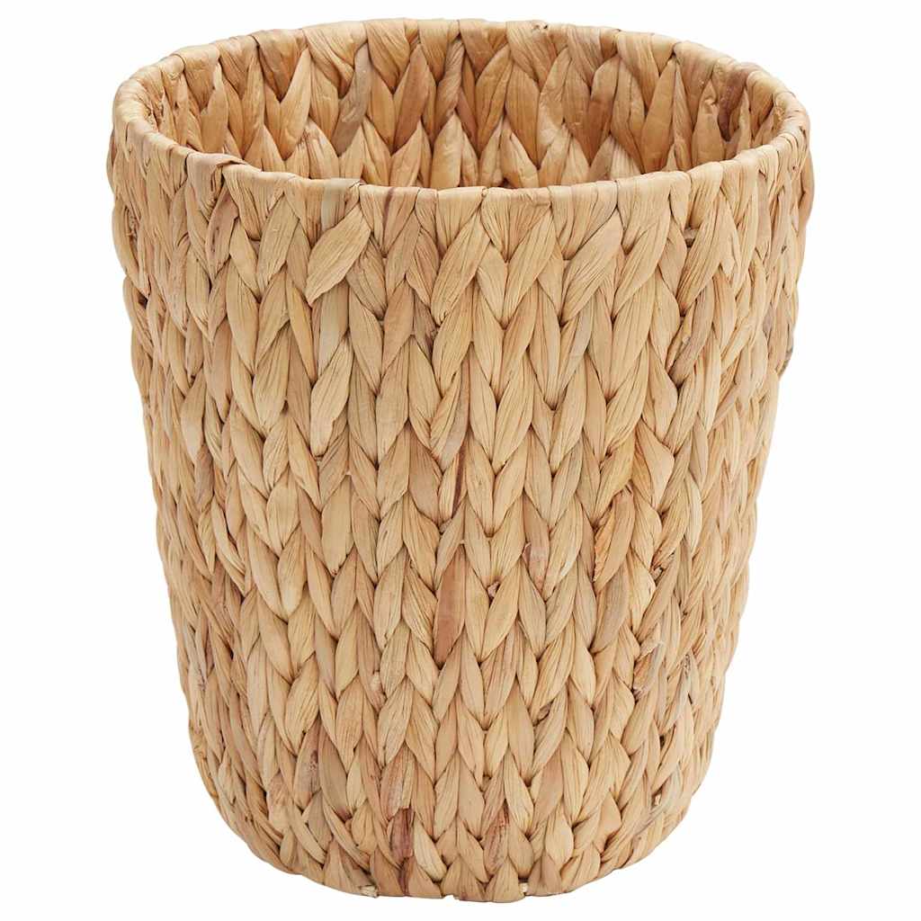Waste Paper Bins 2 pcs Natural 26 x 26 x 29 cm Water hyacinth