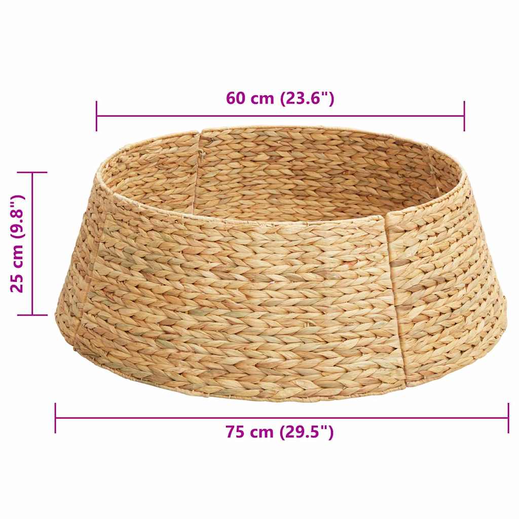 Christmas Tree Collar Round Brown 75 x 75 x 25 cm