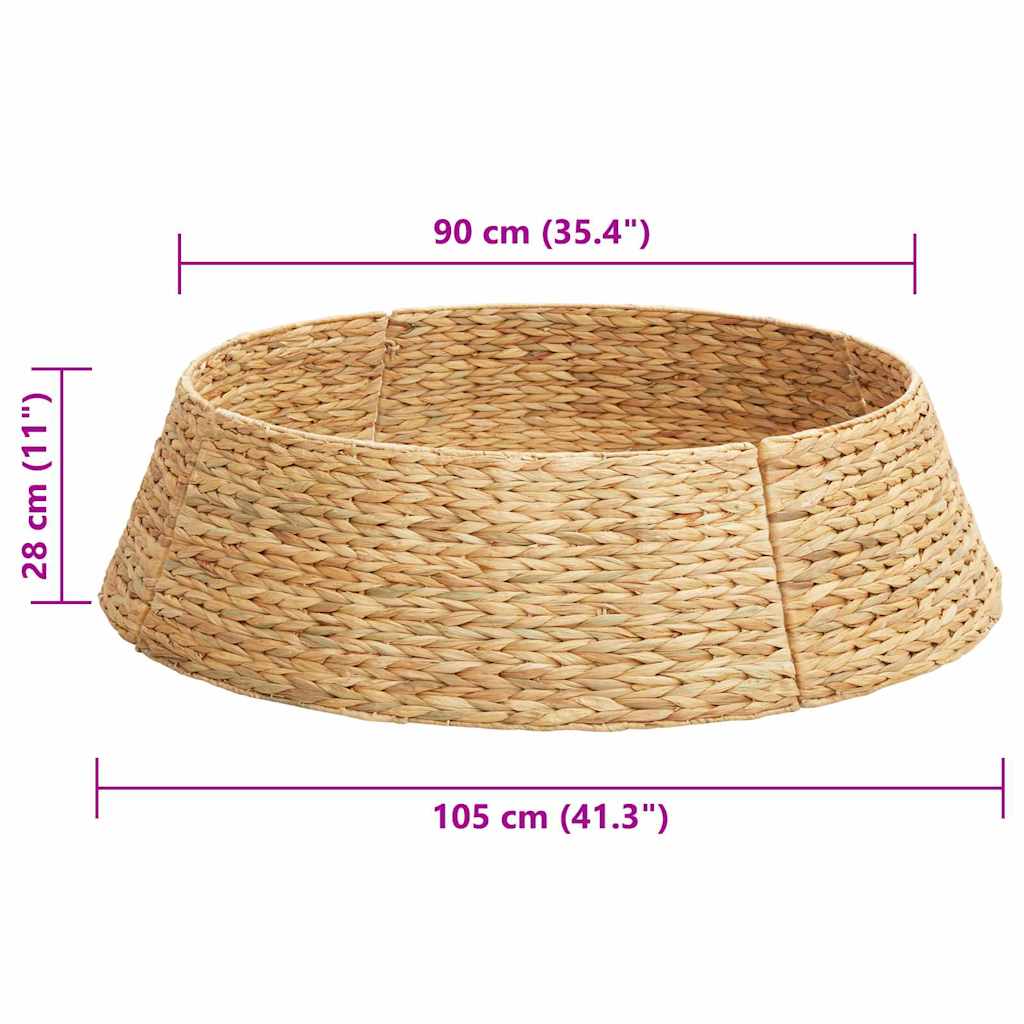 Christmas Tree Collar Round Brown 105 x 105 x 28 cm